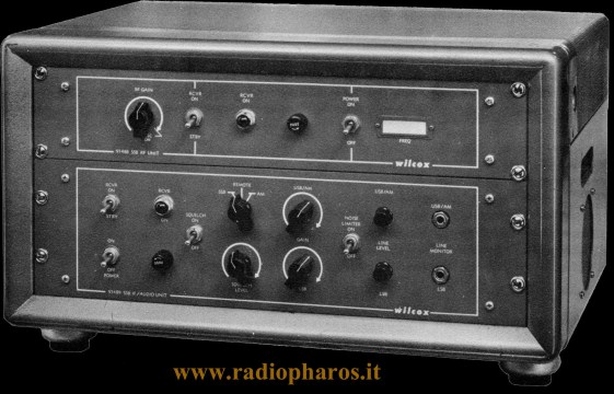 Wilcox - Series 605 - 2--32 MHz xtal controlled tube receiver -AM/LSB/USB - USA 1961